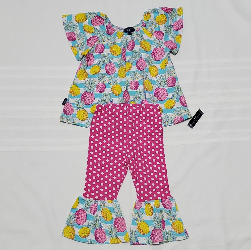 NWT Simply Southern Baby Girl 2-Piece Outfit